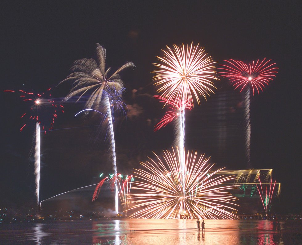 Fourth Of July Fireworks, Naples Pier