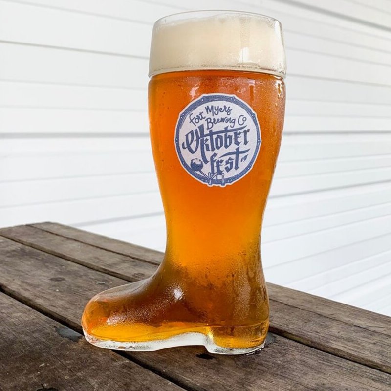 Oktoberfest Commemorative Boot Glass