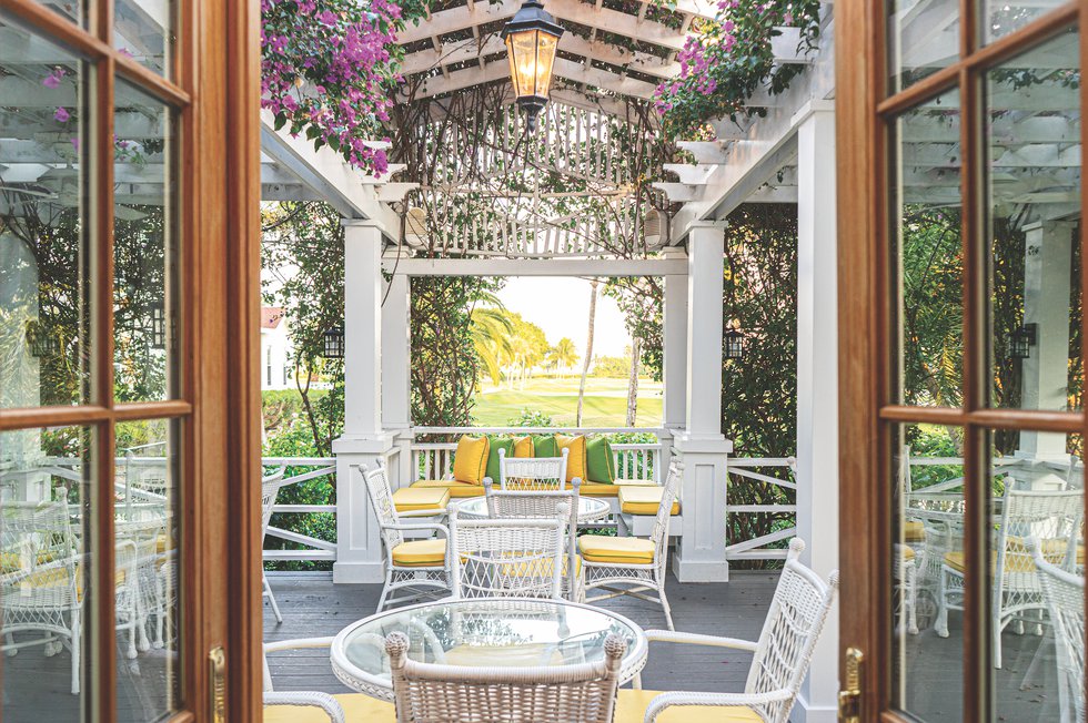 With its white tablecloth dining room and vine-covered outdoor seating, The Gasparilla Inn &amp; Club retains its Old Florida charm Photography by Vanessa Rogers