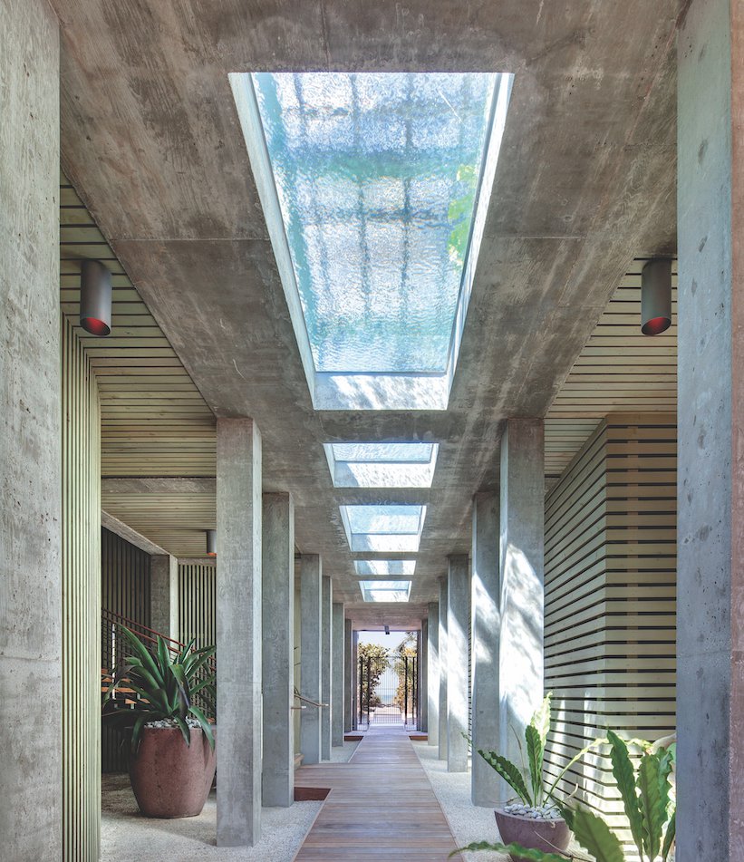 View through Glass Bottom Pool