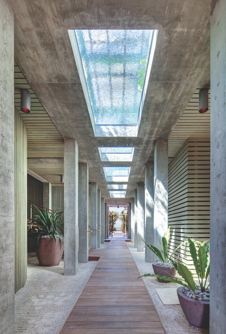 View through Glass Bottom Pool