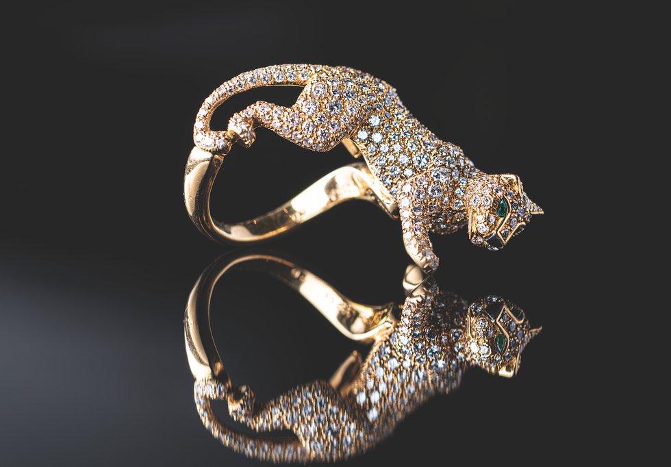 Panthere de Cartier Pave Ring