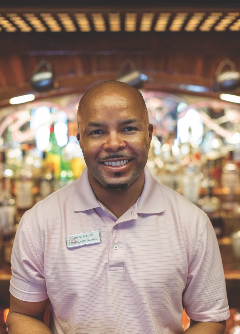 Gasparilla Inn bartender Orvine Sinclair