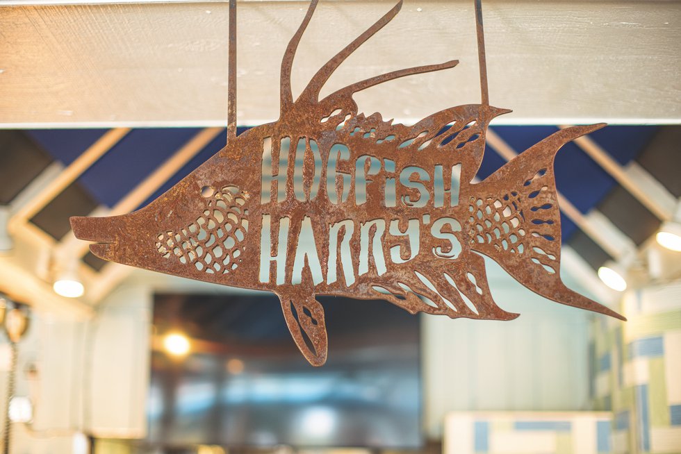 Hogfish Harrys sign