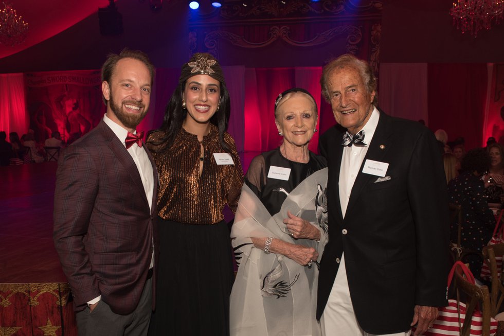 Tyler Smith, Ashley Dewji, Suzanne and Norman Cohn