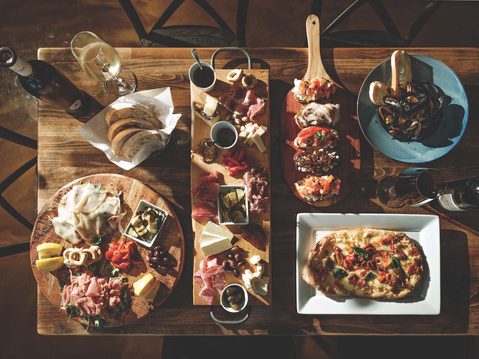 Charcuterie spread