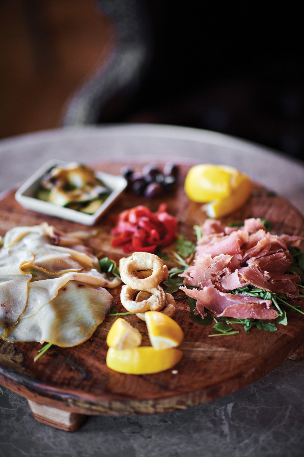 charcuterie spread