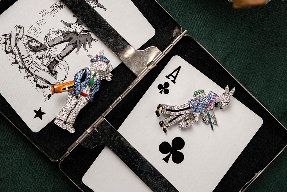 Jewelry and Playing Cards