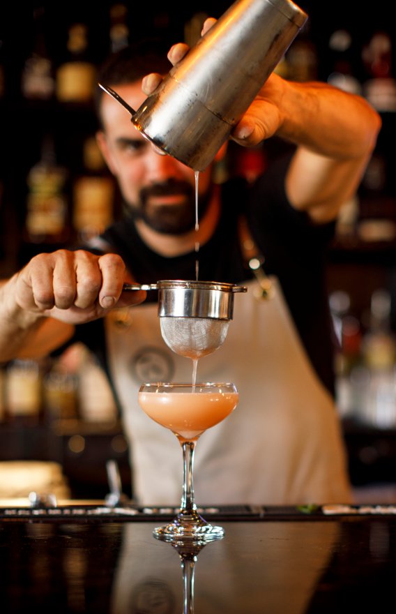 Bartender Making a Martini.png