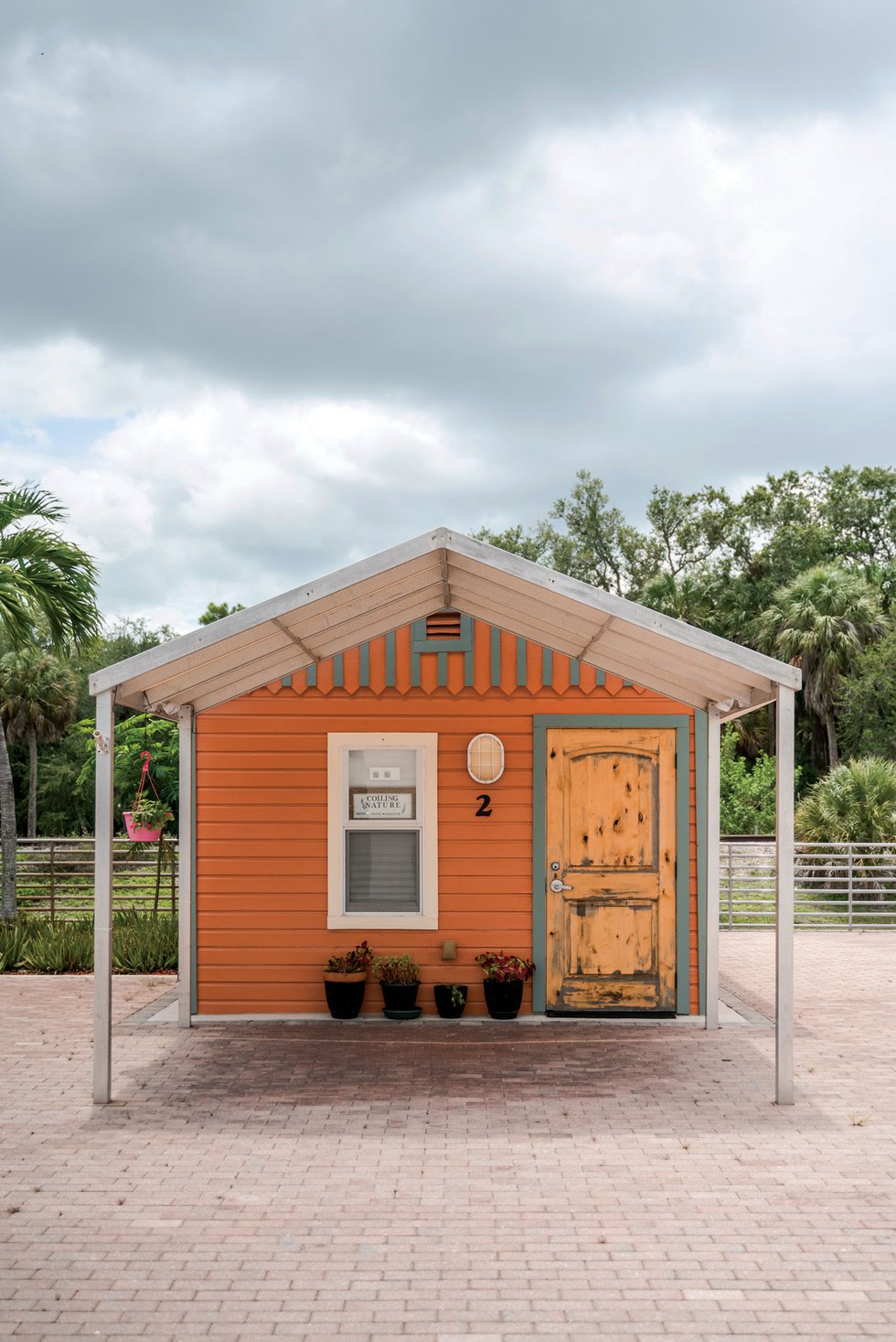 Orange cottage in Bonita Springs