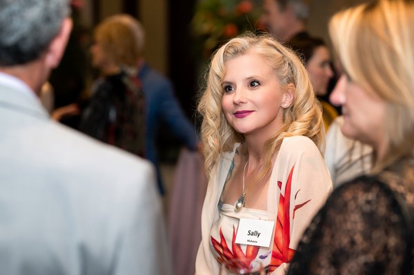 Woman enjoying Zoo Gala patron party.jpg