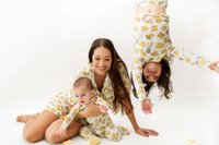 sophia bella pjs mom with kids playing