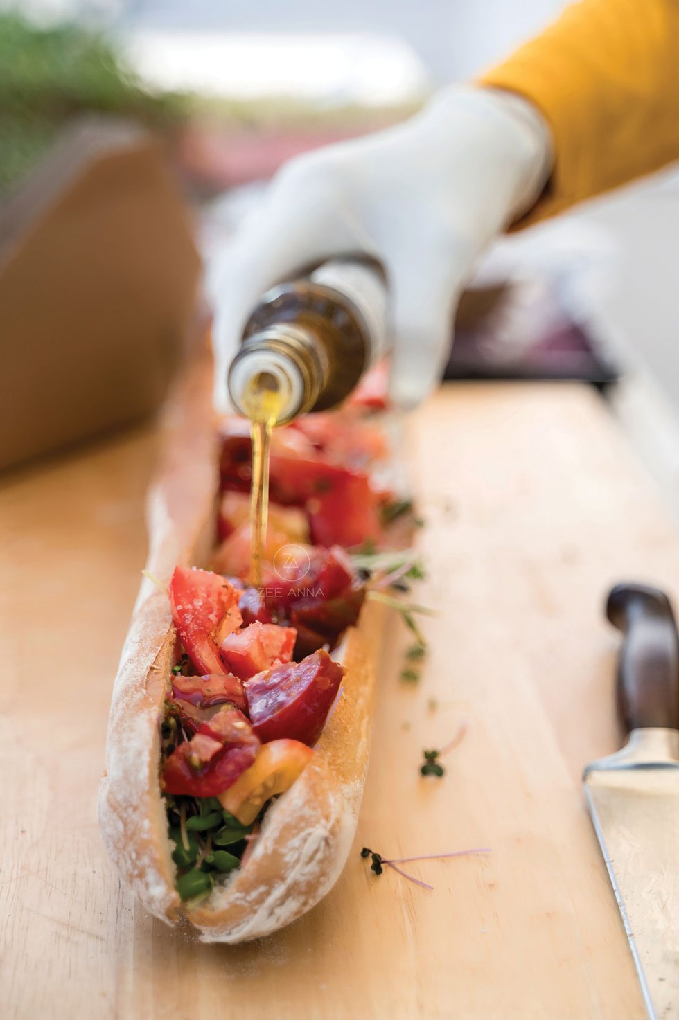 Bonita Farmers Market tomato sandwich