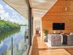 Wooden interior home overlooking the canal.jpeg