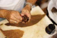 Man cigar rolling using third generation technique