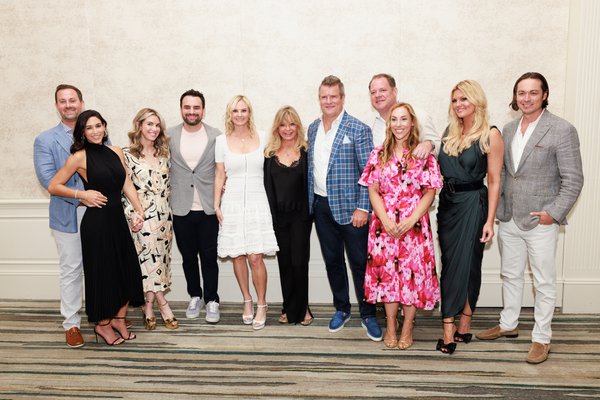 Ryan and Amy Carter, Dani Marie, Breanden Beneschott, Amy Quinn, Goldie Hawn, John Quinn, Jamie and Meghan Houde, Courtney Hansen and Jay Hartington.jpg