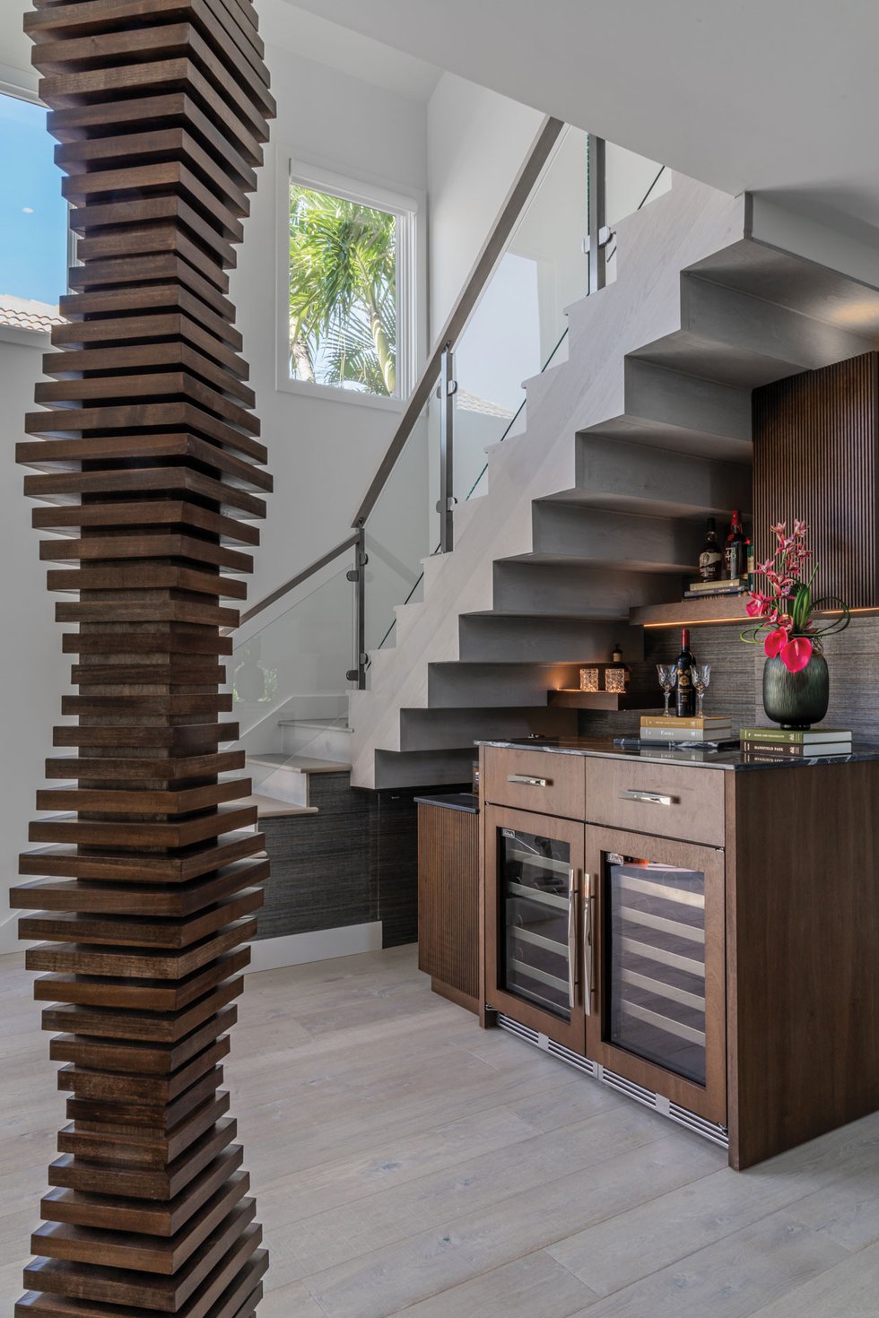 dwayne bergmann design global inspired staircase