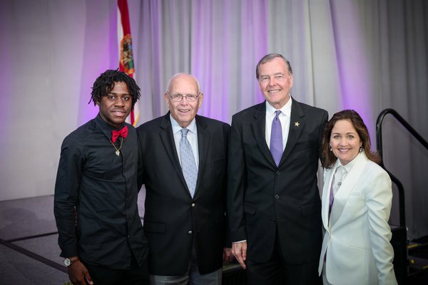 Elijah Gedeon, Terry Flynn, Sheriff Kevin Rambosk and Linda Oberhaus.jpg